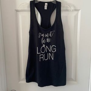 Wedding workout tank
